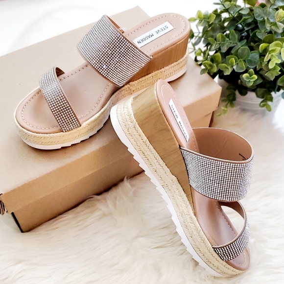 Steve Madden Mistee Rhinestone Sandals - Picture 11 of 11